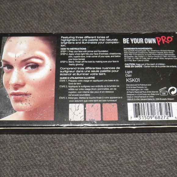 Kiss New York Professional: Halo Strobing Highlighting Palette -Light KSK01 - Picture 5 of 11